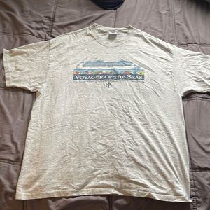 vintage “voyager of the seas” royal caribbean shirt